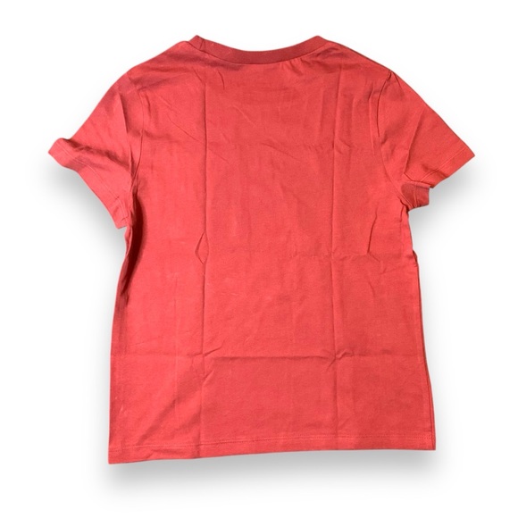 Reebok Women's Cotton Identity Classics Patch-Pocket T-Shirt Red small - Picture 2 of 2